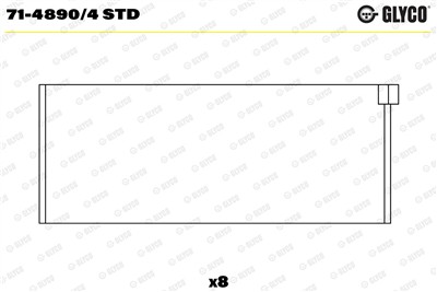 GLYCO 71-4890/4 STD Číslo výrobce: 71-4890/4. EAN: 4044197561575.