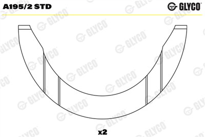 GLYCO A195/2 STD Číslo výrobce: A195/2. EAN: 4044197429745.