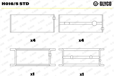 GLYCO H016/5 STD Číslo výrobce: H016/5. EAN: 5010874483798.
