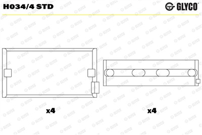 GLYCO H034/4 STD Číslo výrobce: H034/4. EAN: 5010874484139.