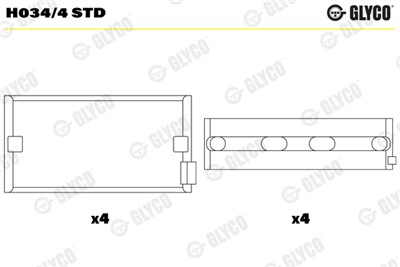 GLYCO H034/4 STD Číslo výrobce: H034/4. EAN: 5010874484139.