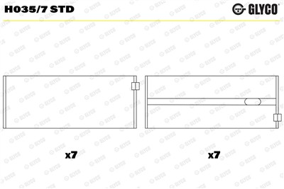 GLYCO H035/7 STD Číslo výrobce: H035/7. EAN: 5010874484153.