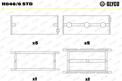 GLYCO H046/6 STD Číslo výrobce: H046/6. EAN: 5010874484276.