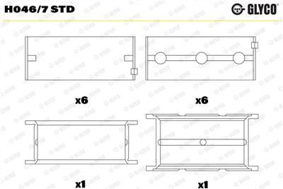 GLYCO H046/7 STD Číslo výrobce: H046/7. EAN: 5010874484290.