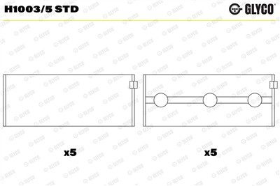 GLYCO H1003/5 STD Číslo výrobce: H1003/5. EAN: 4044197211913.