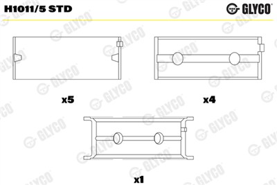 GLYCO H1011/5 STD Číslo výrobce: H1011/5. EAN: 4044197234691.