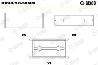 GLYCO H1018/5 0.50mm Číslo výrobce: H1018/5. EAN: 4044197459346.