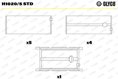 GLYCO H1020/5 STD Číslo výrobce: H1020/5. EAN: 4044197404575.