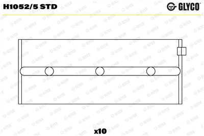 GLYCO H1052/5 STD Číslo výrobce: H1052/5. EAN: 4044197431625.