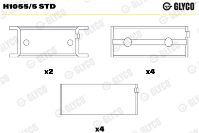 GLYCO H1055/5 STD Číslo výrobce: H1055/5. EAN: 4044197431748.