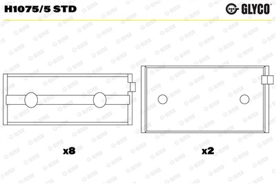 GLYCO H1075/5 STD Číslo výrobce: H1075/5. EAN: 4044197432196.