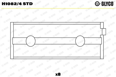 GLYCO H1082/4 STD Číslo výrobce: H1082/4. EAN: 4044197432387.