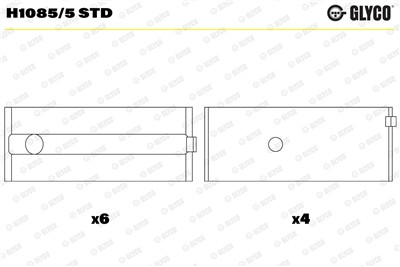 GLYCO H1085/5 STD Číslo výrobce: H1085/5. EAN: 4044197432462.