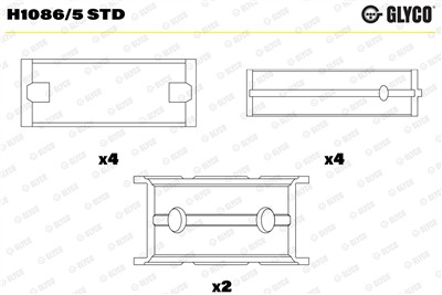 GLYCO H1086/5 STD Číslo výrobce: H1086/5. EAN: 4044197432486.