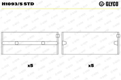 GLYCO H1093/5 STD Číslo výrobce: H1093/5. EAN: 4044197432646.