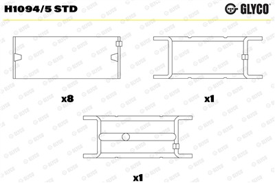 GLYCO H1094/5 STD Číslo výrobce: H1094/5. EAN: 4044197432660.