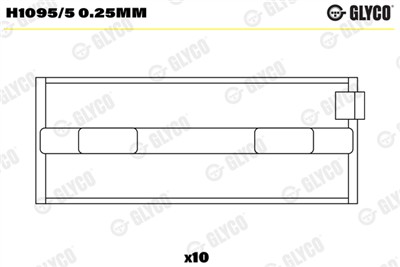 GLYCO H1095/5 0.25mm Číslo výrobce: H1095/5. EAN: 4044197497102.