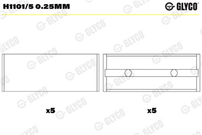 GLYCO H1101/5 0.25mm Číslo výrobce: H1101/5. EAN: 4044197432783.