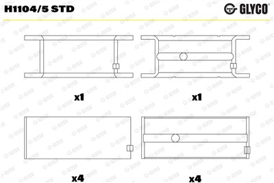 GLYCO H1104/5 STD Číslo výrobce: H1104/5. EAN: 4044197432844.