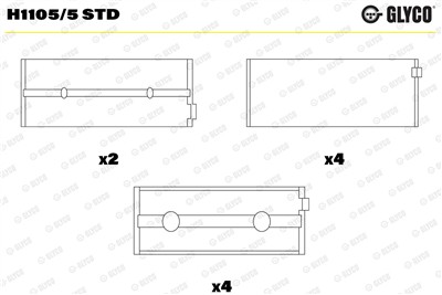 GLYCO H1105/5 STD Číslo výrobce: H1105/5. EAN: 4044197432875.