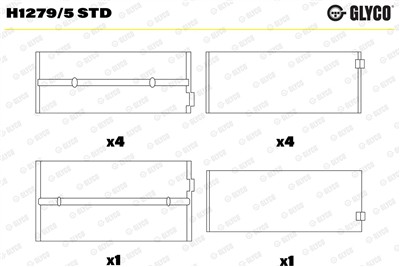 GLYCO H1279/5 STD Číslo výrobce: H1279/5. EAN: 4044197493562.
