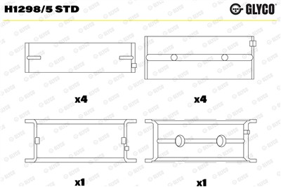 GLYCO H1298/5 STD Číslo výrobce: H1298/5. EAN: 4044197516421.