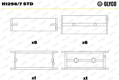 GLYCO H1298/7 STD Číslo výrobce: H1298/7. EAN: 4044197516438.