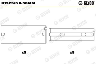 GLYCO H1325/5 0.50mm Číslo výrobce: H1325/5. EAN: 4044197602414.