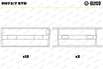 GLYCO H973/7 STD Číslo výrobce: H973/7. EAN: 5010874489110.