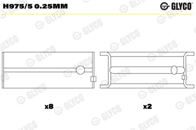 GLYCO H975/5 0.25mm Číslo výrobce: H975/5. EAN: 5010874489127.