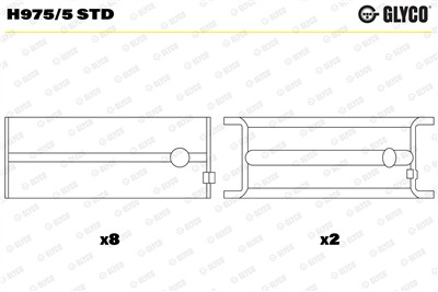 GLYCO H975/5 STD Číslo výrobce: H975/5. EAN: 5010874489141.