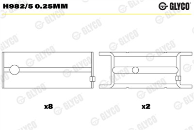 GLYCO H982/5 0.25mm Číslo výrobce: H982/5. EAN: 5010874489318.