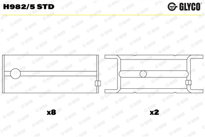 GLYCO H982/5 STD Číslo výrobce: H982/5. EAN: 5010874489332.