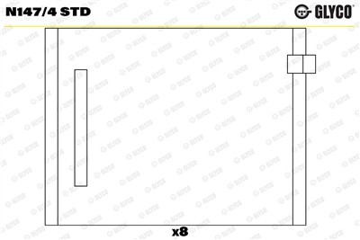 GLYCO N147/4 STD Číslo výrobce: N147/4. EAN: 5010874490383.