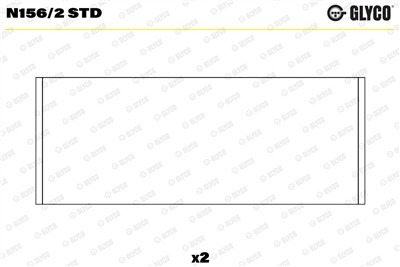 GLYCO N156/2 STD Číslo výrobce: N156/2. EAN: 4044197435678.