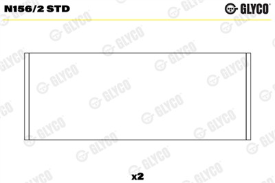 GLYCO N156/2 STD Číslo výrobce: N156/2. EAN: 4044197435678.