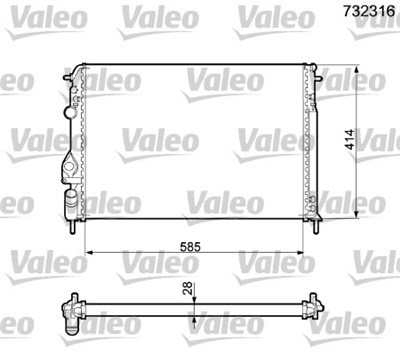 VALEO 732316 Číslo výrobce: TH200. EAN: 3276427323160.