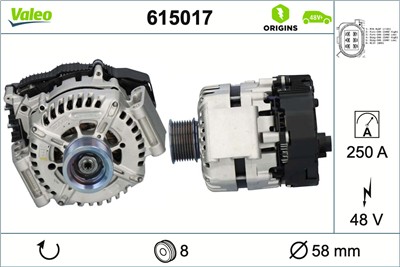 VALEO 615017 EAN: 3276426150170.