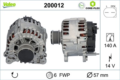 VALEO 200012 EAN: 3276422000127.