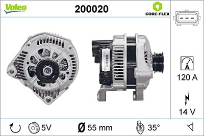 VALEO 200020 EAN: 3276422000202.