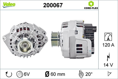 VALEO 200067 EAN: 3276422000677.