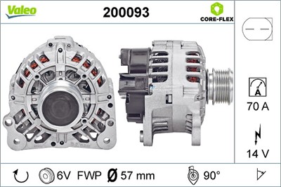 VALEO 200093 EAN: 3276422000936.