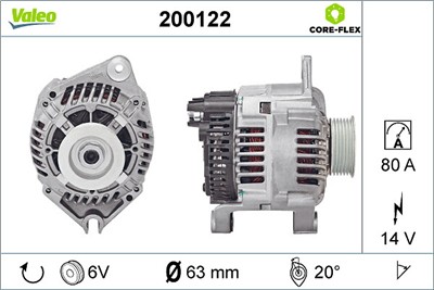 VALEO 200122 EAN: 3276422001223.
