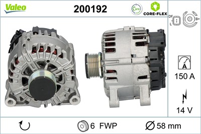 VALEO 200192 EAN: 3276422001926.