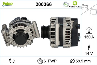 VALEO 200366 EAN: 3276422003661.