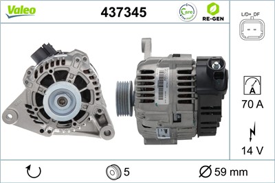 VALEO 437345 EAN: 3276424373458.