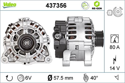 VALEO 437356 EAN: 3276424373564.