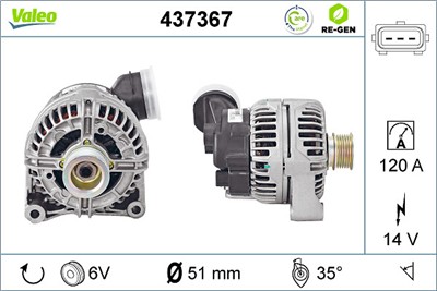 VALEO 437367 EAN: 3276424373670.