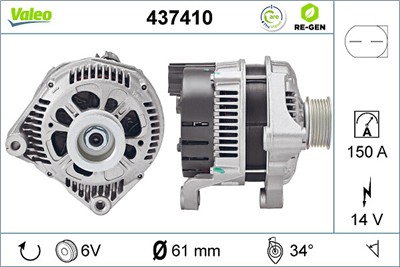 VALEO 437410 EAN: 3276424374103.