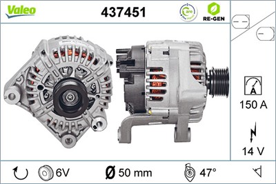 VALEO 437451 EAN: 3276424374516.
